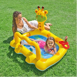 Intex Smiley Giraffe Inflatable Baby Pool