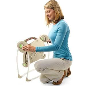 Portable baby swings