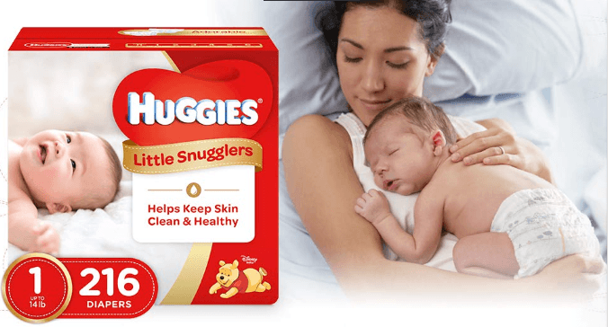 Huggies little snugglers diapers size 1